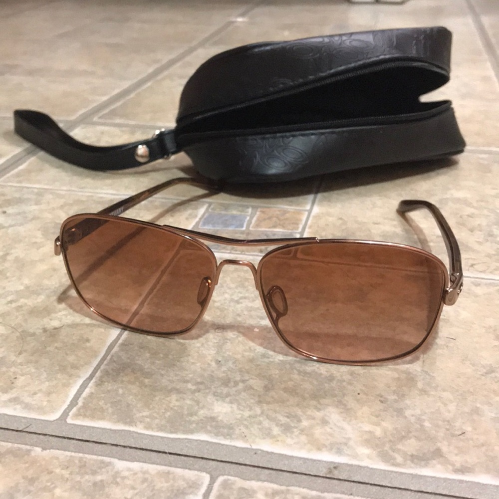 Oakley Sunglasses with wristlet case